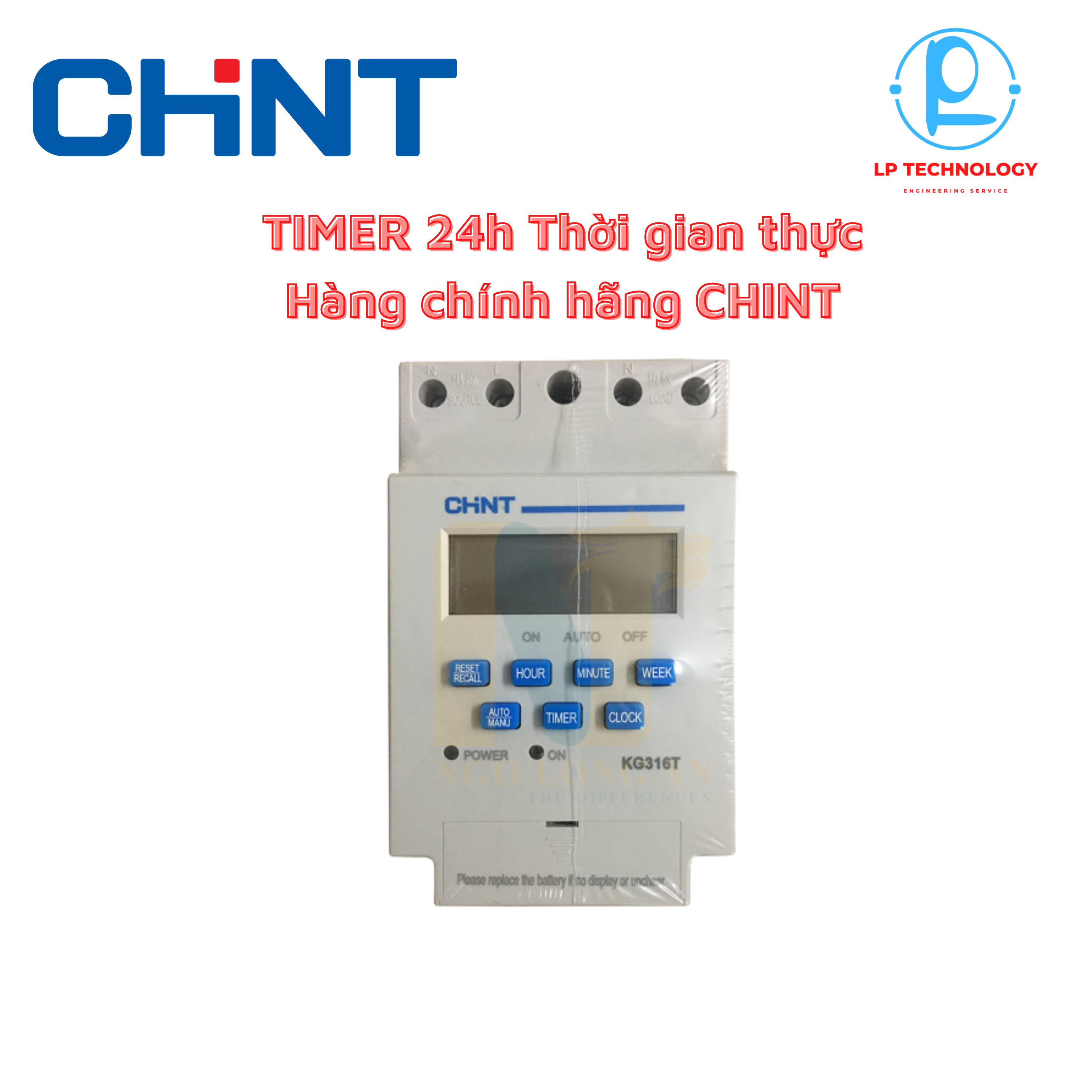 Bộ hẹn giờ Timer 24h theo thời gian thực (HÀNG CHÍNH HÃNG CHINT)