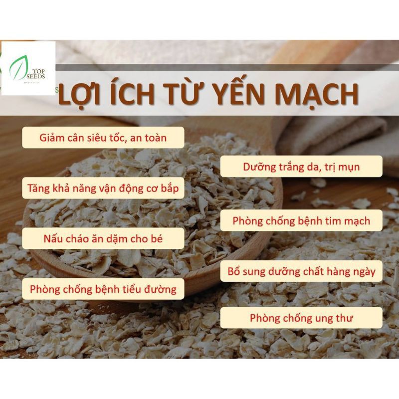 Yến Mạch Hafer Flocken Bio7|Cán Vỡ