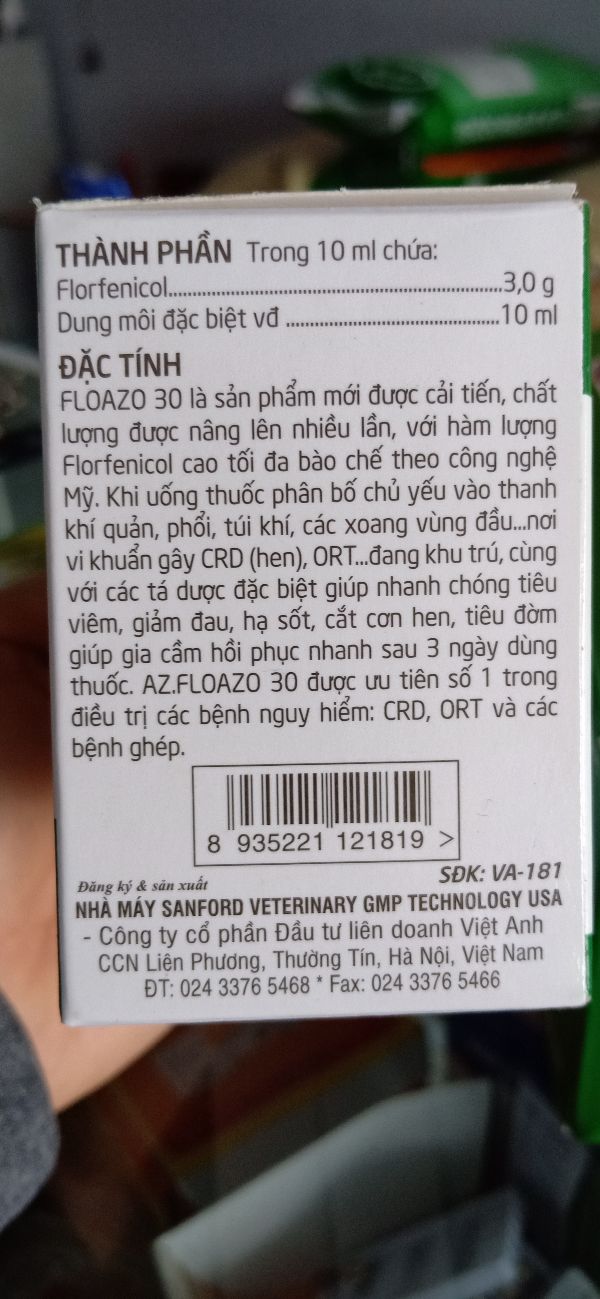 Floazo 30 Hen khẹc, ORT, CRD Cho Gà Đá Gà Chọi - 128
