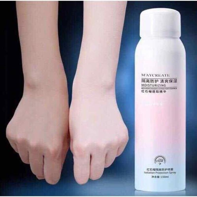 CHAI XỊT MAYCREATE CHỐNG NẮNG VÀ TRẮNG DA NGAY LẬP TỨC - KEM XỊT MAKEUP TOÀN THÂN DƯỠNG TRẮNG KHÔNG GÂY NHỜN RÍCH PHÙ HỢP VỚI MỌI LOẠI DA