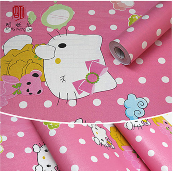 Decal giấy dán tường cho trẻ em bst04 cuộn 5m và 1m
