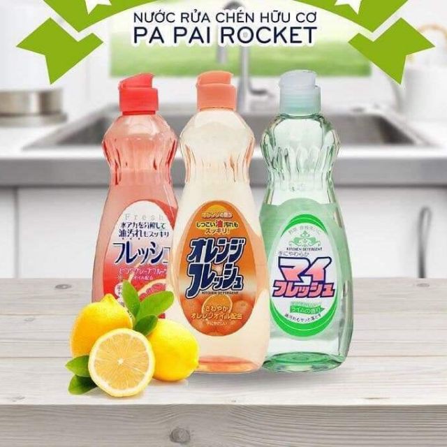 Nước rửa bát chén Rocket 600ml
