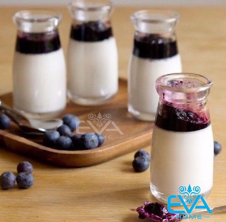 [HCM]Hộp 12 Hũ Thuỷ Tinh Làm Sữa Chua Pudding Dáng Cao 100 ML