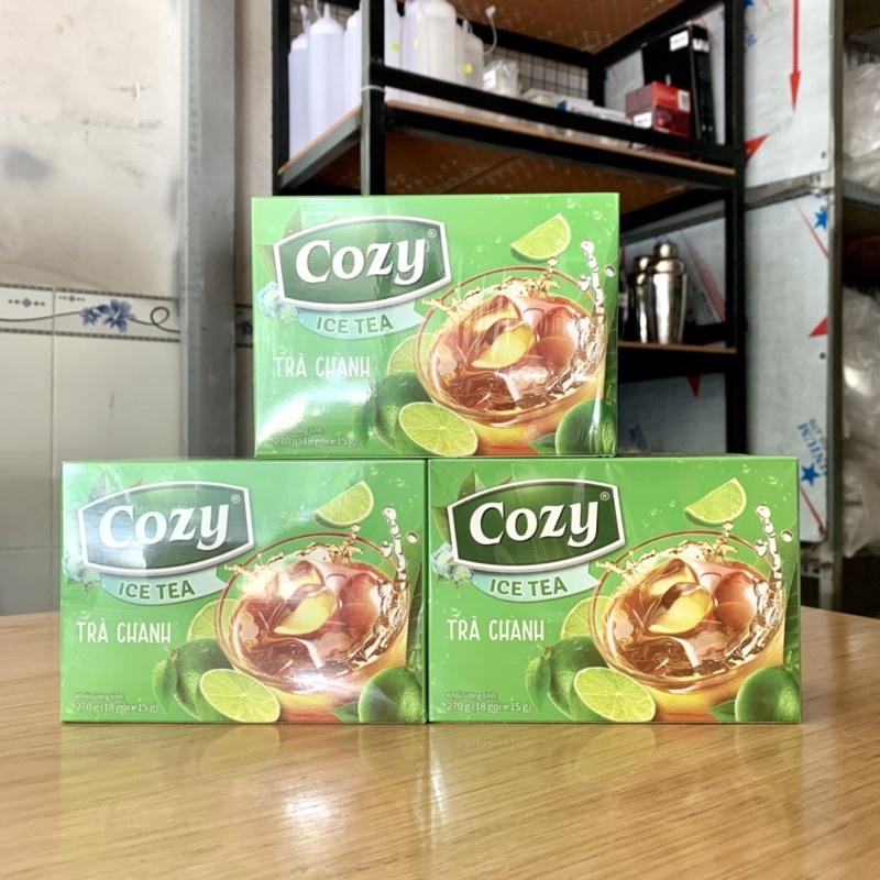 Trà Cozy Chanh Hoà Tan (18 gói x 15g)