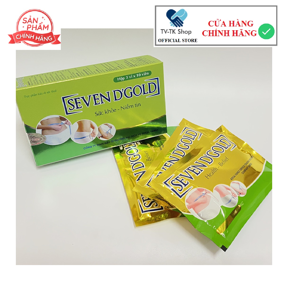 Giảm Cân Nhanh Cấp Tốc An Toàn Hiệu Quả Cho Người Có Cơ Địa Khó Và Phụ Nữ Sau Sinh Tại Nhà Seven Days Gold - Mẫu mới