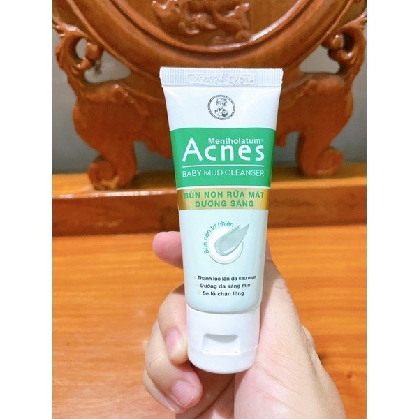 Kem rửa mặt bùn non Acnes 25g