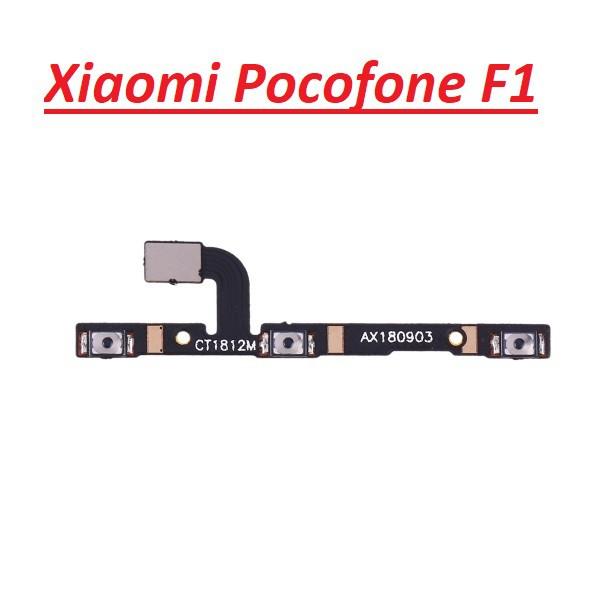 Mạch nút nguồn cho xiaomi pocofone f1 dây cáp nút nguồn, tăng giảm âm lượng linh kiện thay thế