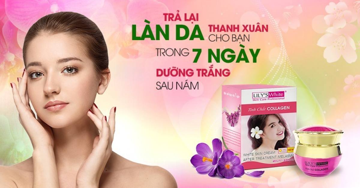 [HCM]Kem dưỡng trắng da Lily’s White (Tinh Chất Collagen)