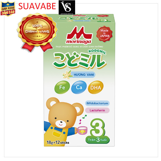 Sữa Morinaga Kodomil số 3 vị vani (216g)