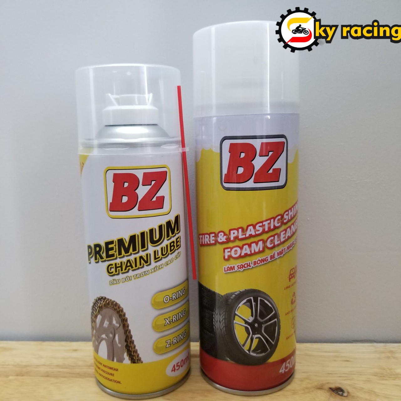 Bộ sản phẩm vệ sinh sên xích BZ cao cấp