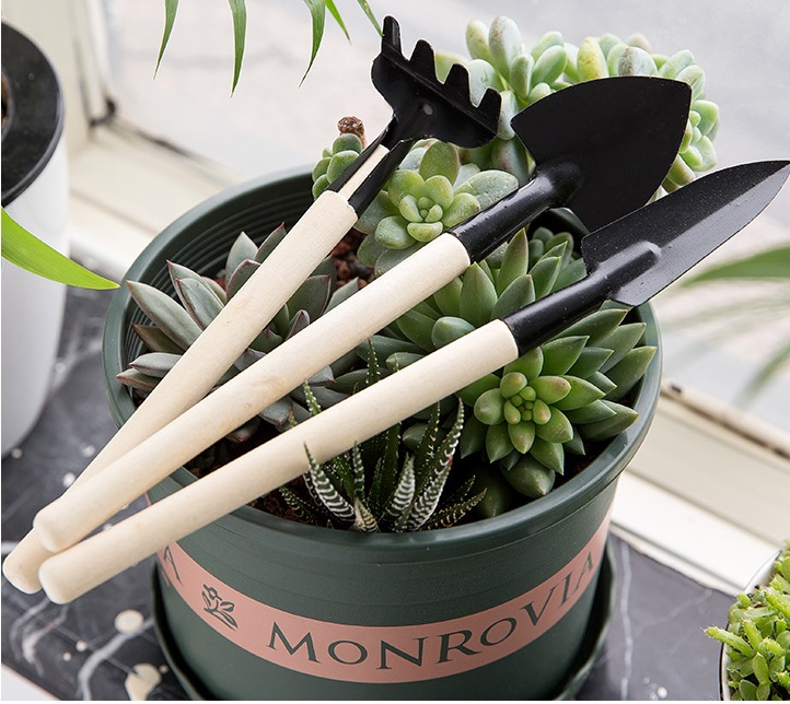 ⚡⚡ [SALE GIÁ RẺ] Bộ Xẻng Cào Mini trồng cây cảnh 3 Món (21cm) FUNO