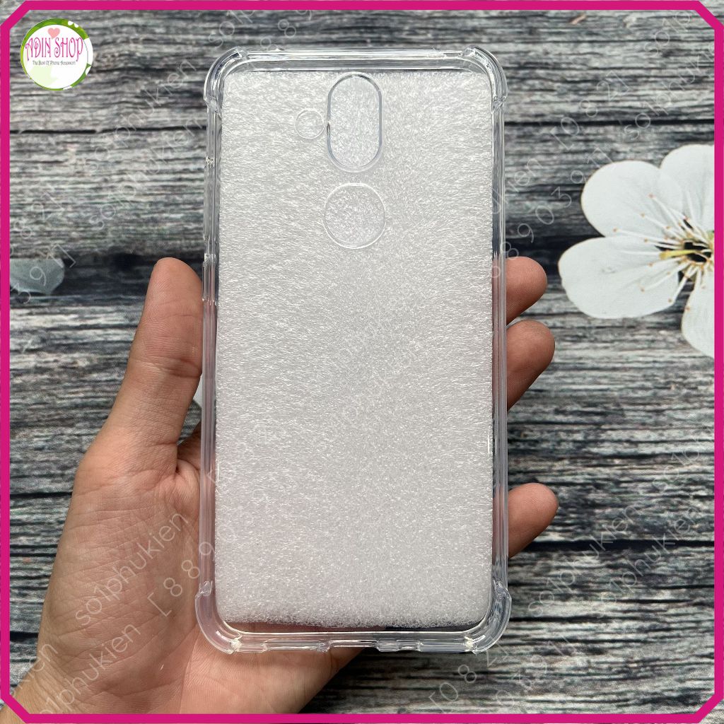 Ốp lưng Nokia 8.1 dẻo đen, dẻo trong cao cấp