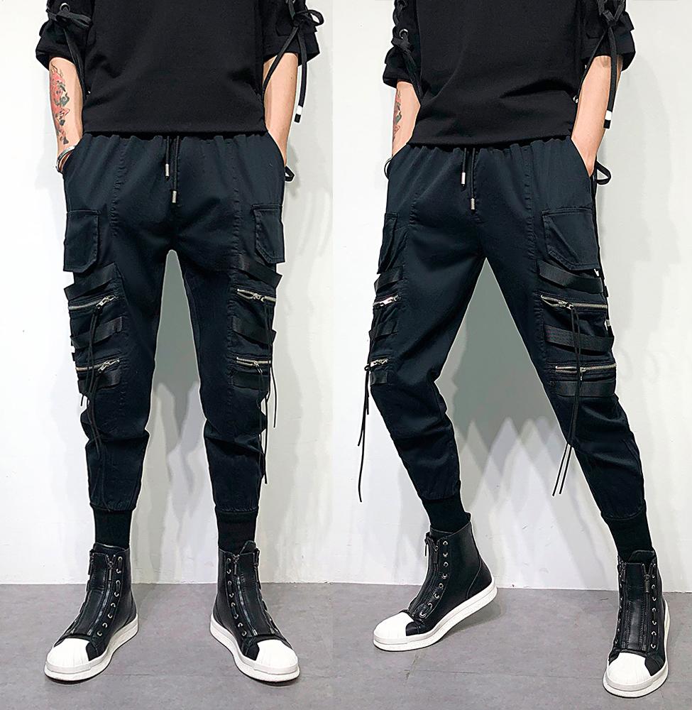 Quần Túi Hộp Nam Phối 2 Khóa Chéo Kết Hợp Dây Hai Bên Gối Chất Thun BC Siêu Co Giãn Thời Trang FORYOU JOGGER NAM 9000030C