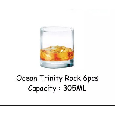 Ly thủy tinh ocean trinity rock 305ml ocean b19811 , thủy tinh cao cấp, nhập khẩu thái lan