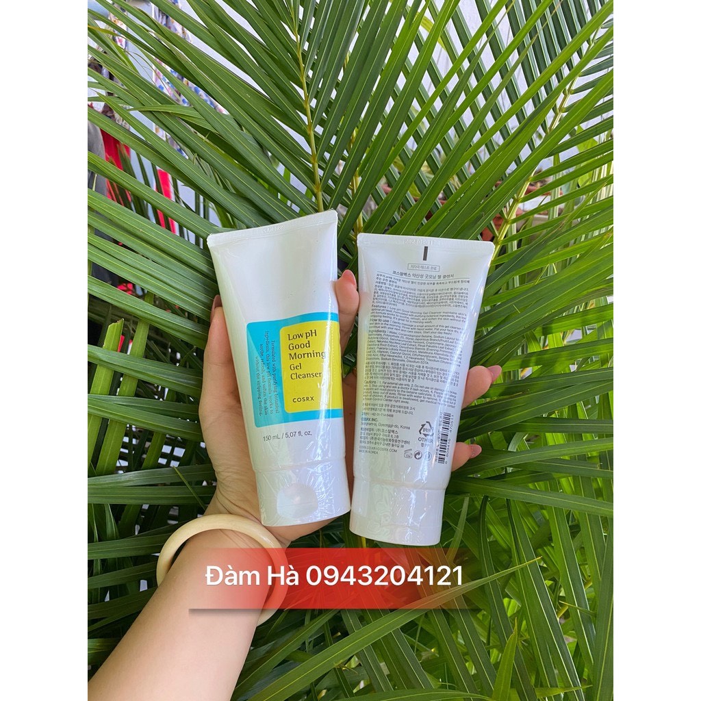 Gel sữa rửa mặt dịu nhẹ cosrx low ph good morning gel cleanser 150ml