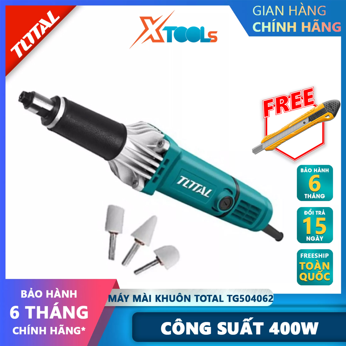 Total tg504062 mini mold grinder 220V constant speed portable moulding machine, idle speed 15rock-26000/min, 6mm