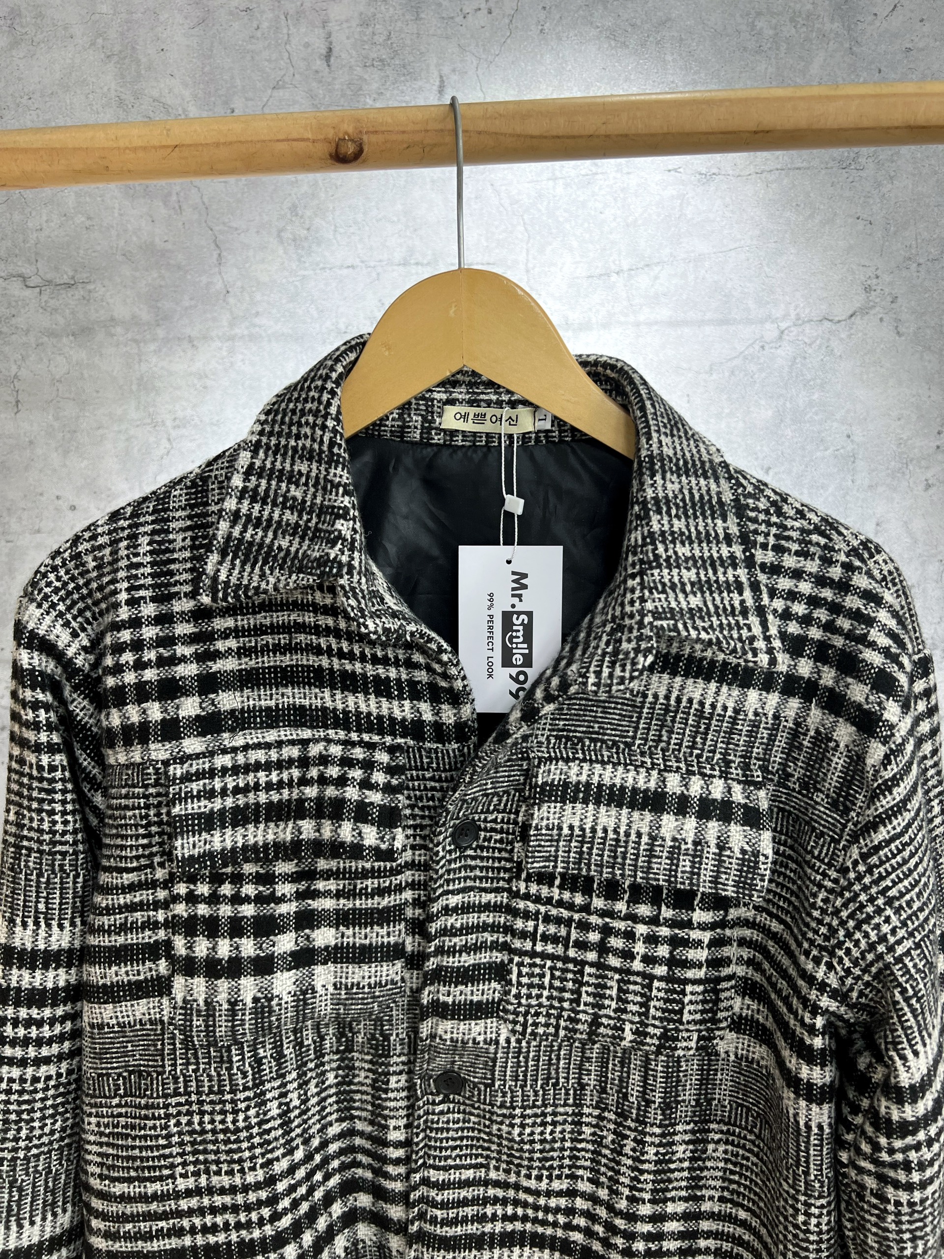 Áo Sơ Mi Nam Dạ Tweed Hai Lớp Premium Cao Cấp Hot Trend Unisex Chất Vải Dày Đẹp Mr Smile 99 Shop SM060