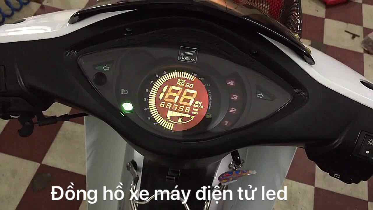 ĐỒNG HỒ ĐIỆN TỬ LED CHO XE WAVE RS