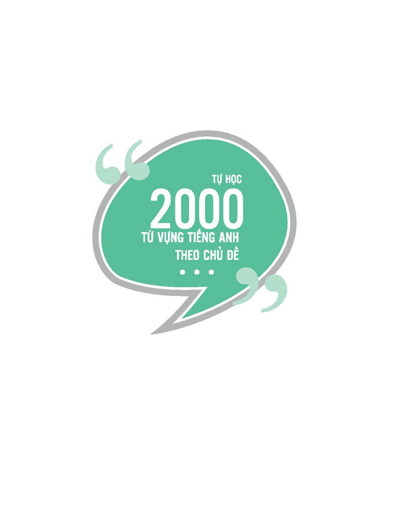 Sách Fahasa - Tự Học 2000 Từ Vựng Tiếng Anh Theo Chủ Đề (Tái Bản)