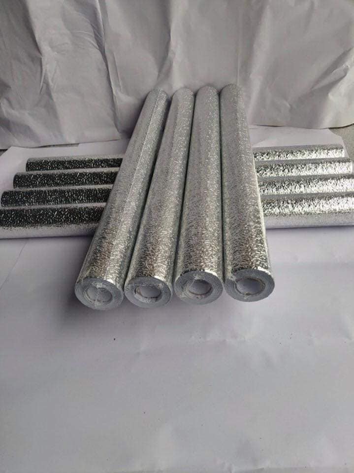 [ Cuộn 3 mét ] giấy bạc dán bếp cách nhiệt 60cm - miếng dán bếp chống thấm