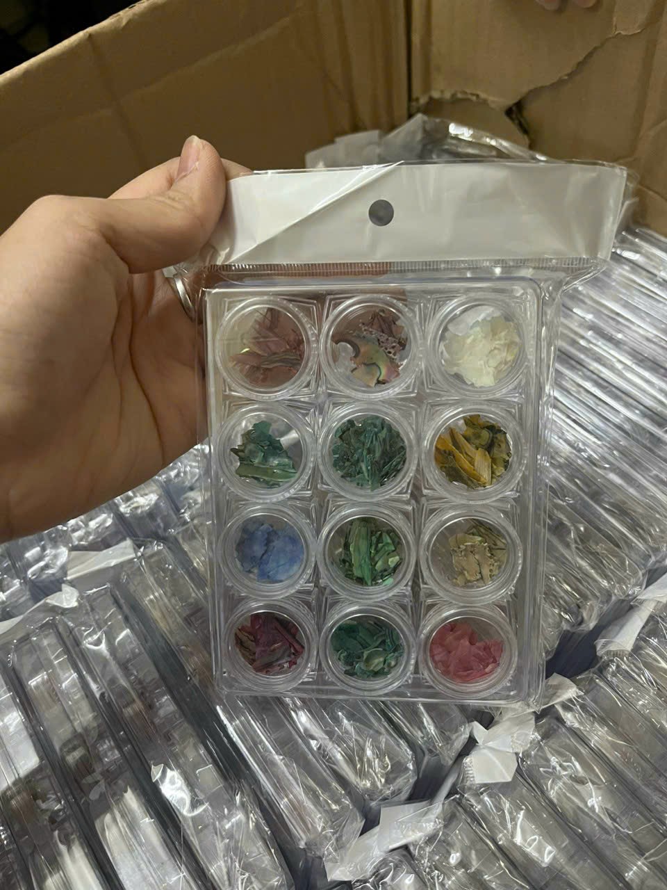 Xà Cừ Vân Đá Trang Trí Móng Siêu Đẹp Set 12 Màu