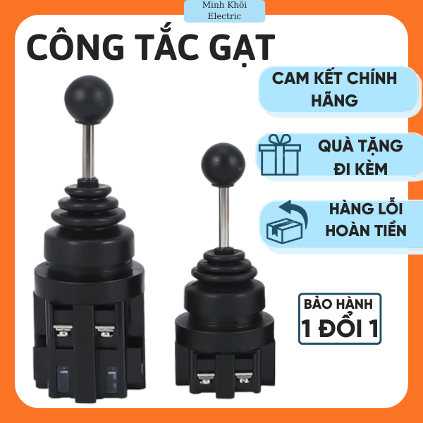 Công tắc cần gạt 2 vị trí, 4 vị trí phi 30mm, công tắc cần gạt dài 2 hướng công tắc gạt giữ, công tắc hành trình gạt 4 vị trí