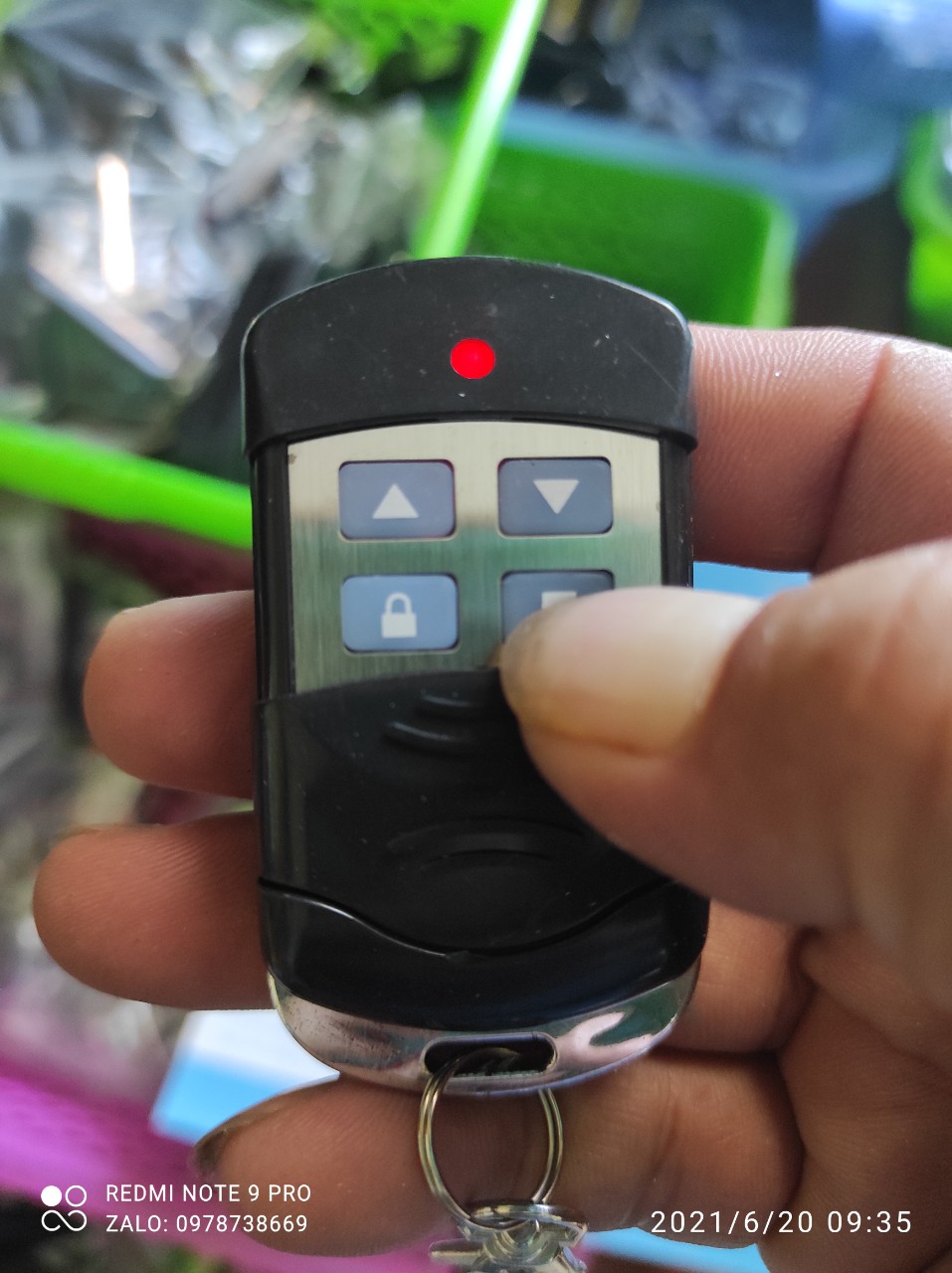Remote cửa cuốn mã gạt 433 mhz siêu bền