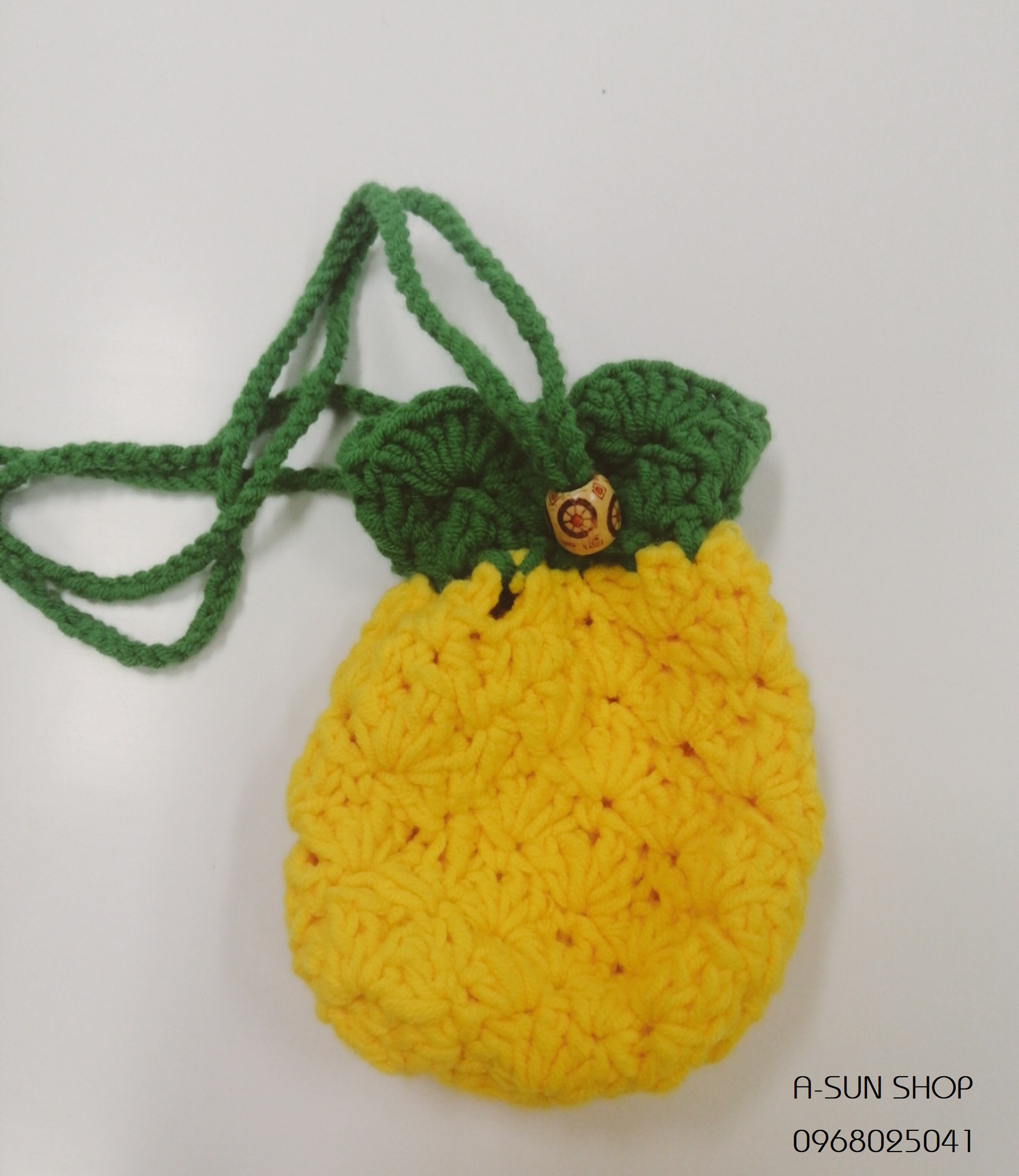 Túi đựng tỏi handmade cho bé hình trái dứa