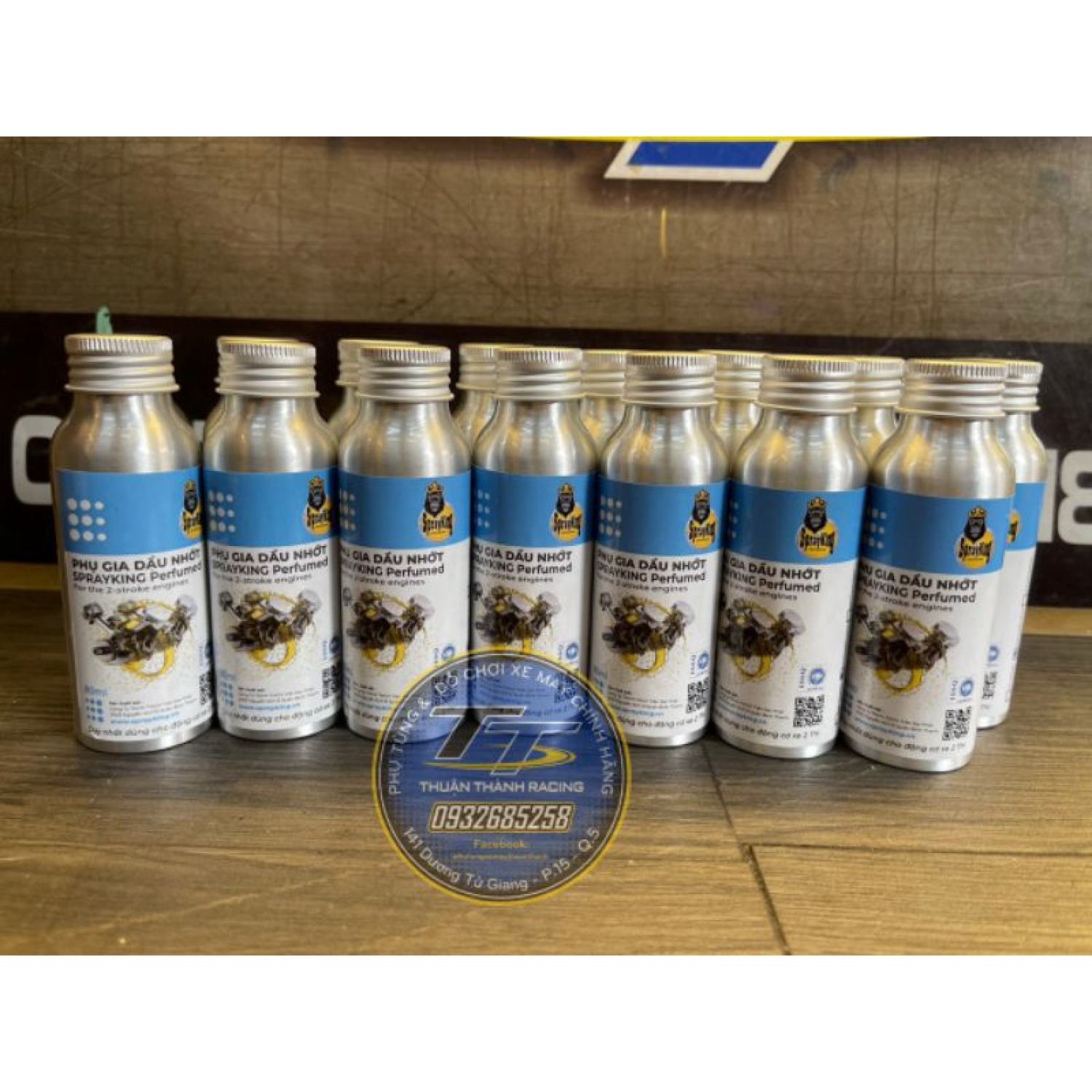 Phụ da tinh mùi thơm pha nhớt 2 thì - Sprayking - Mùi Singum 80ml