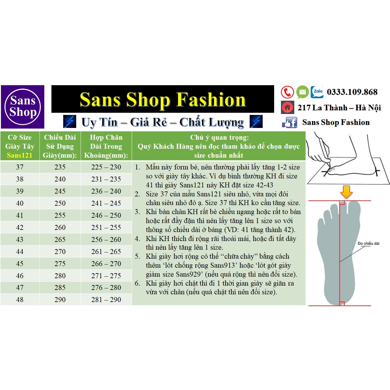Giày da nam cao cấp Sans121 giầy tây không dây đen nâu trắng bigsize size lớn 43 44 45 46 47 48 nhỏ 37 38 39 40 41