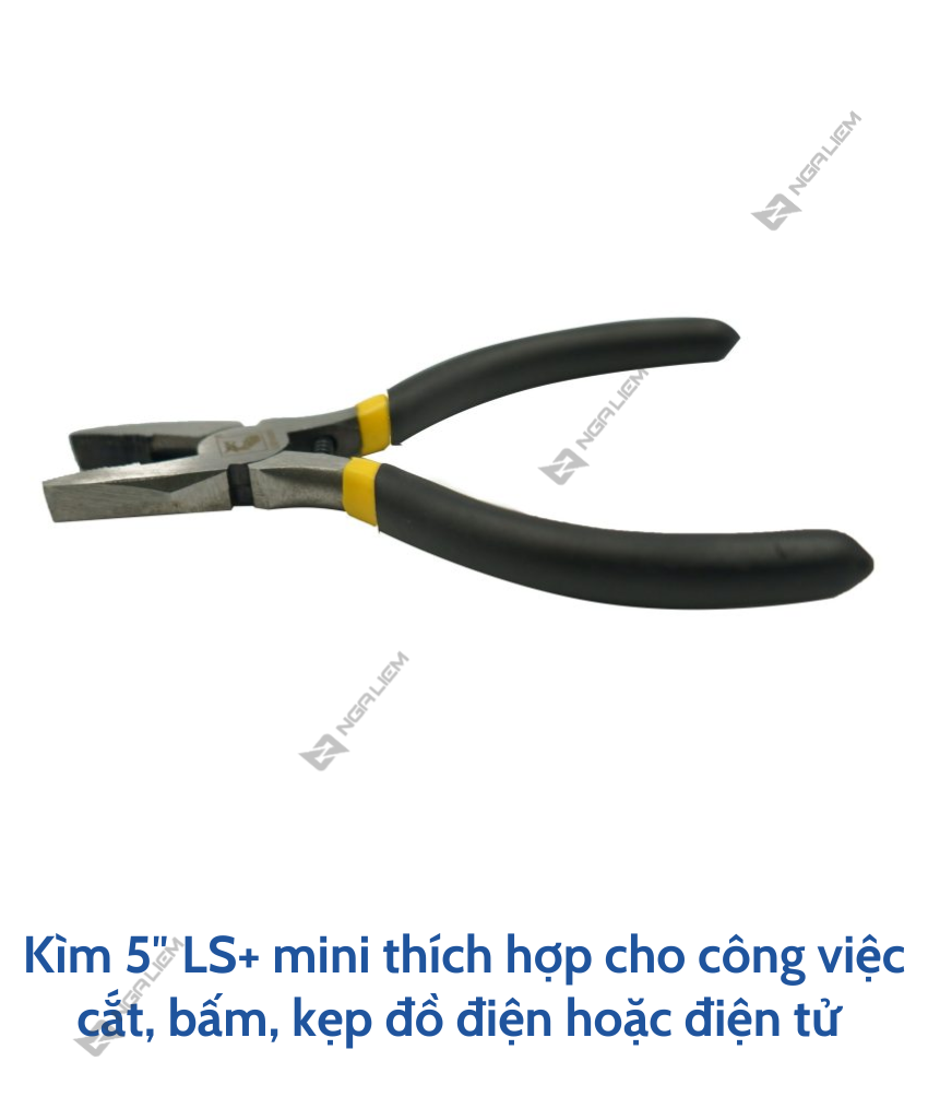 Kìm Cắt, Điện, Nhọn Mini 5″ LS+