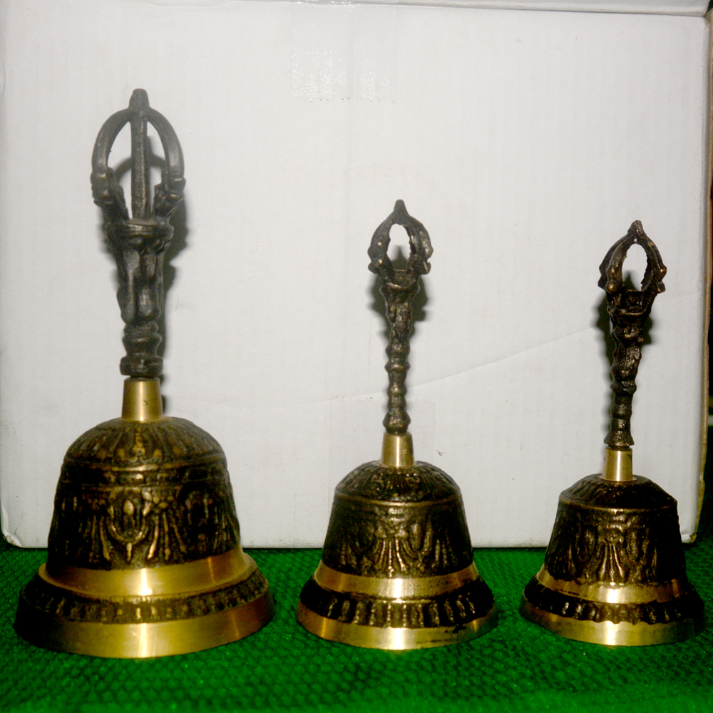 Chuông Phật Giáo Mật Tông Cầm Tay Bằng Đồng-Linh đồng Phật giáo