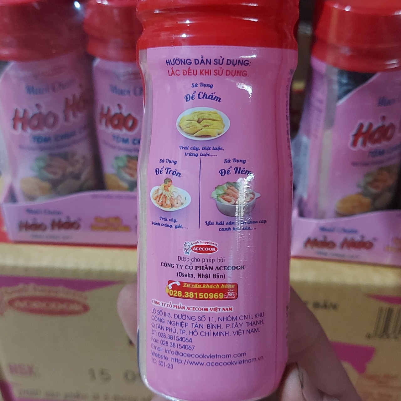 Combo 5 hủ muối chấm chua cay hảo hảo - acecook