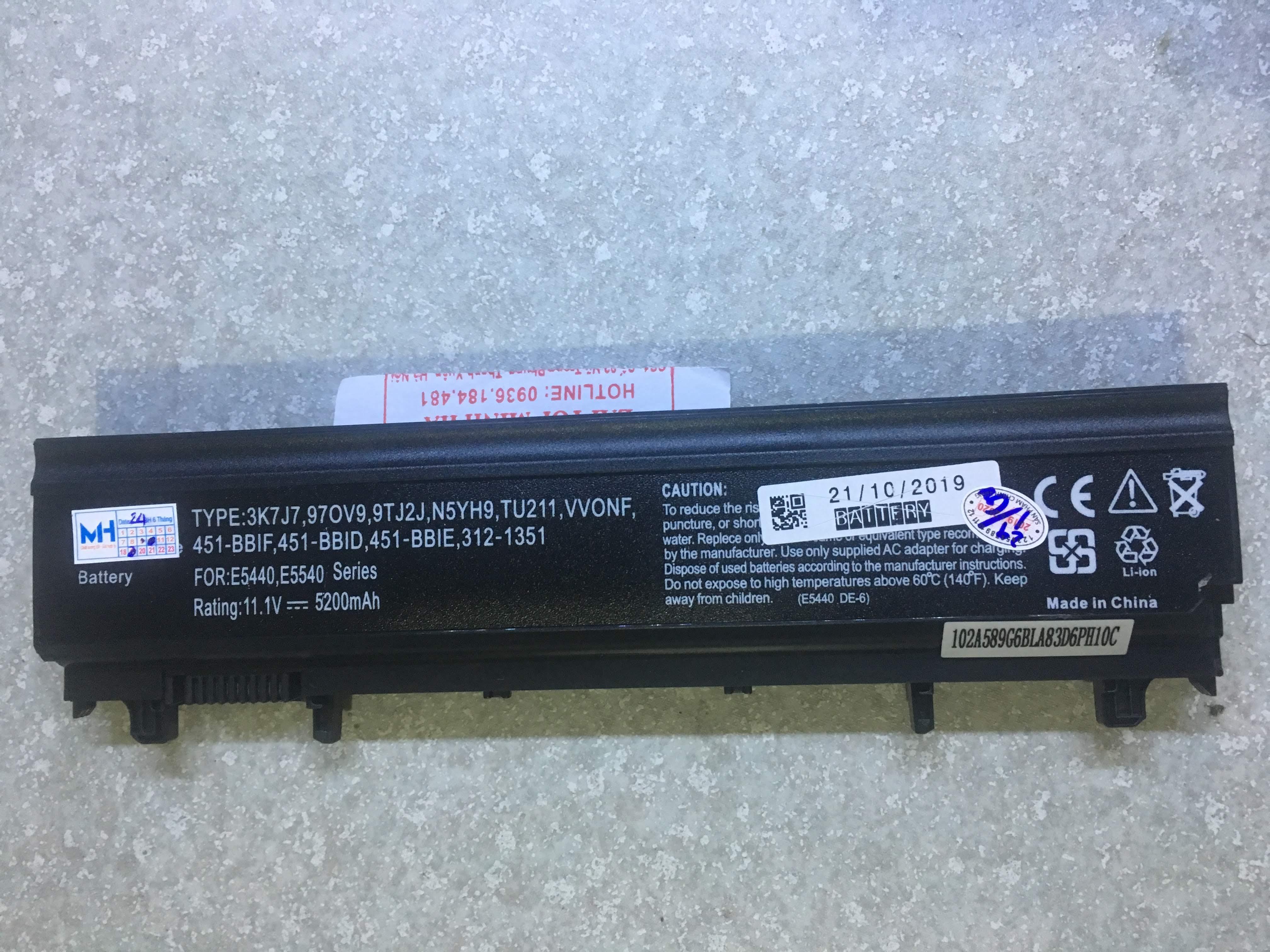 Pin laptop Dell Latitude E5540 loại tốt