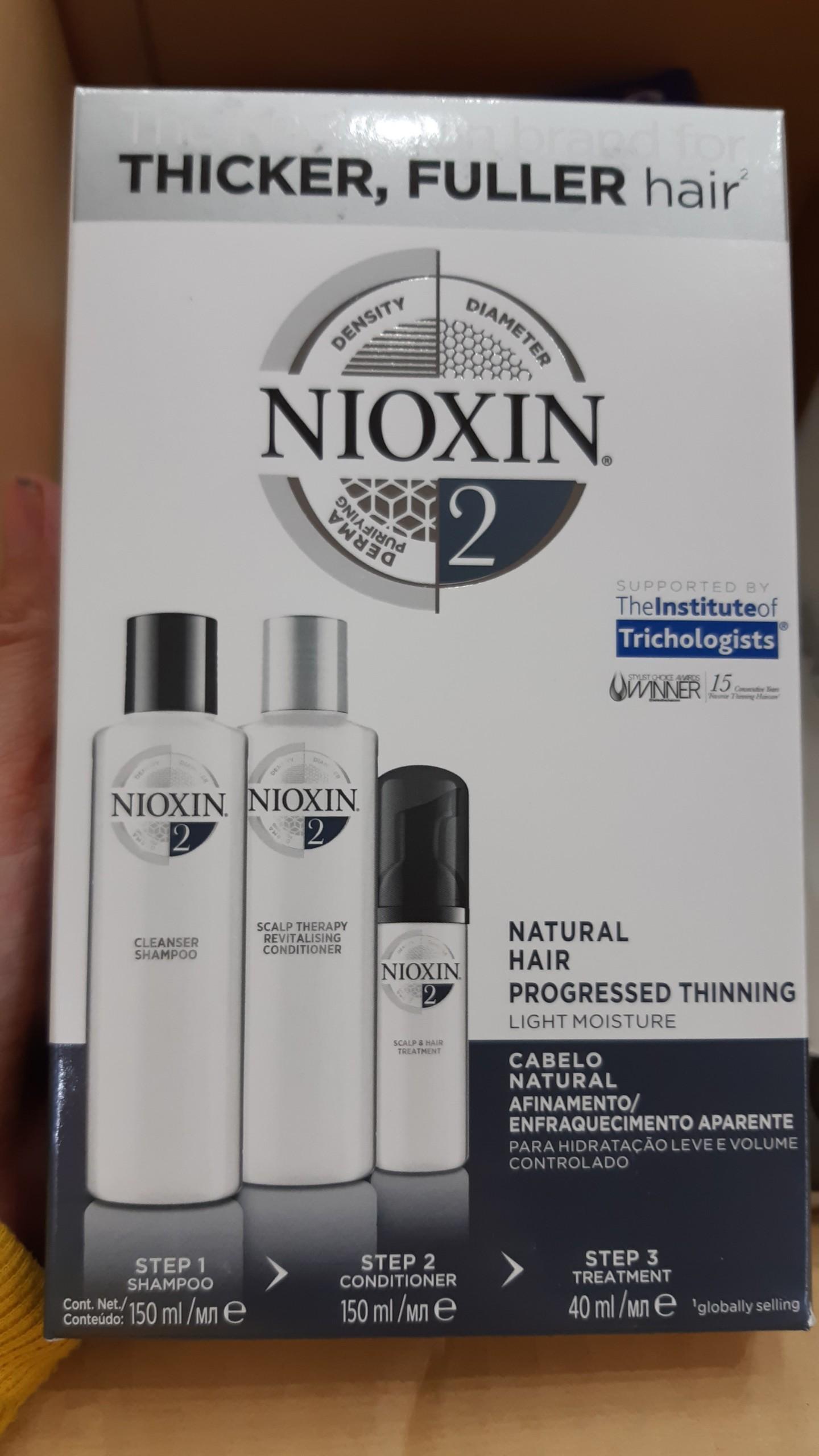 Bộ dầu gội Nioxin TrialKit chống rụng tóc System 2 150ml 2019 ( Natural Hair)