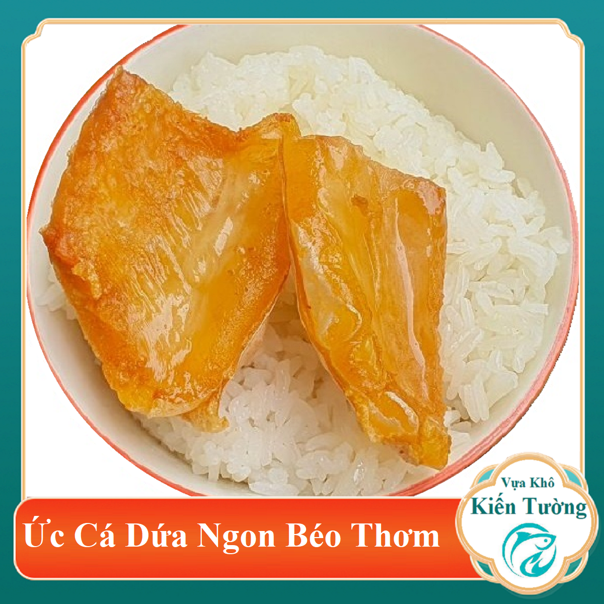 1 kg Mỡ cá dứa, ức cá dứa thơm ngon ngất ngây- Vựa Khô Kiến Tường