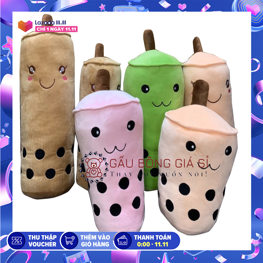 Gấu bông ly trà sữa -50cm