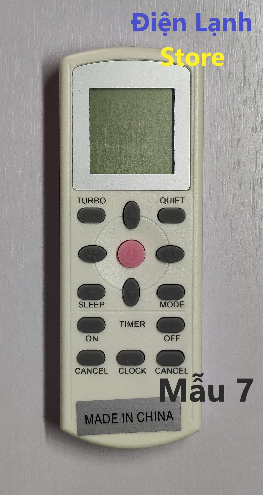 Remote máy lạnh Đai King các loại. (tặng kèm cặp pin).