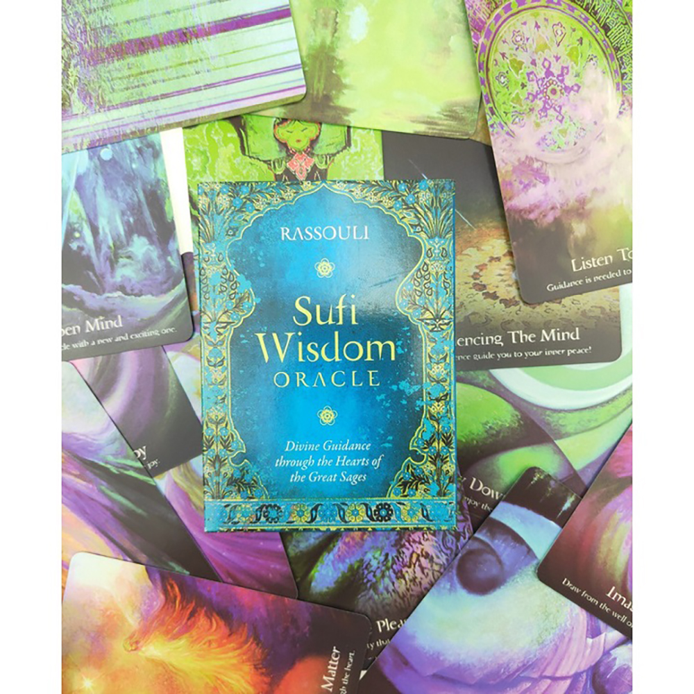 Bộ Bài Oracle Sufi Wisdom Oracle Tặng Đá Thanh Tẩy