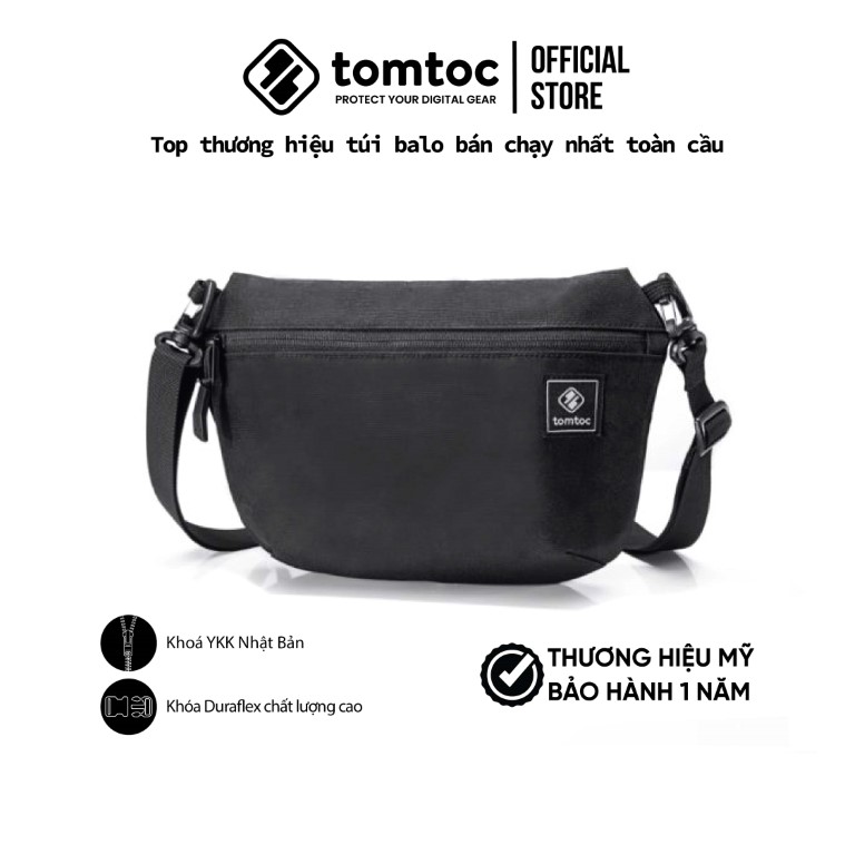 Túi đeo chéo bao tử Tomtoc Basic Accessory Unisex - Hàng chính hãng