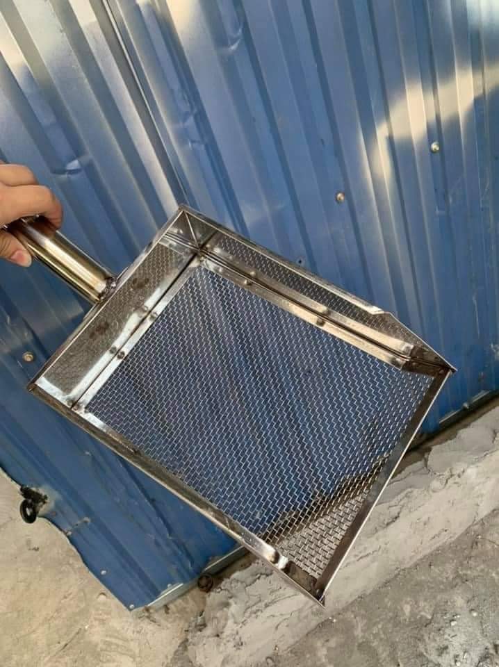 Sàng phân gà, Sàng cát, vá sàng cát inox KT 20cm