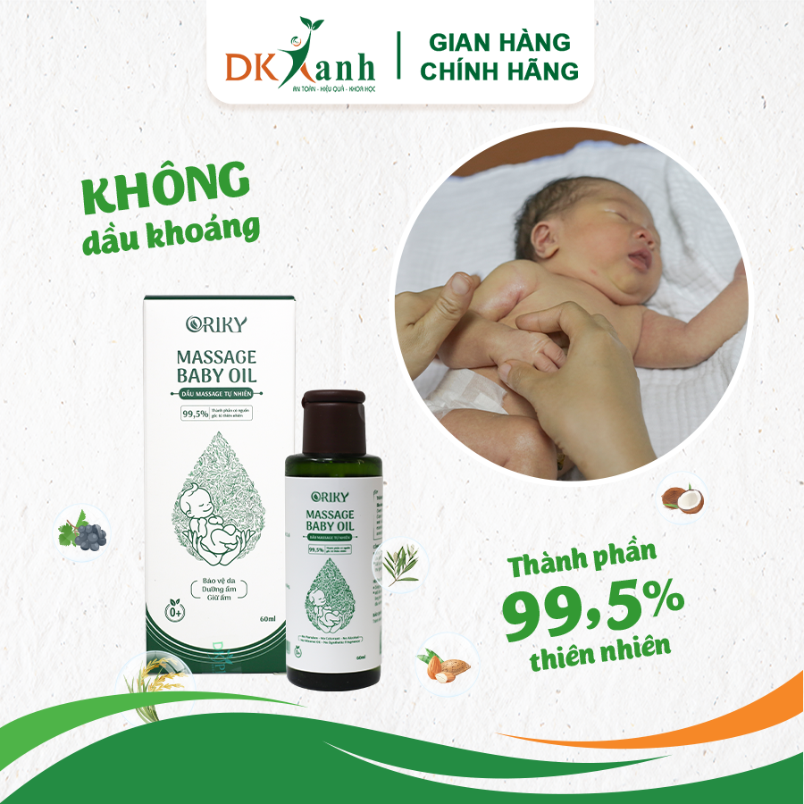 Dầu Massage cho bé Oriky - DK Pharma