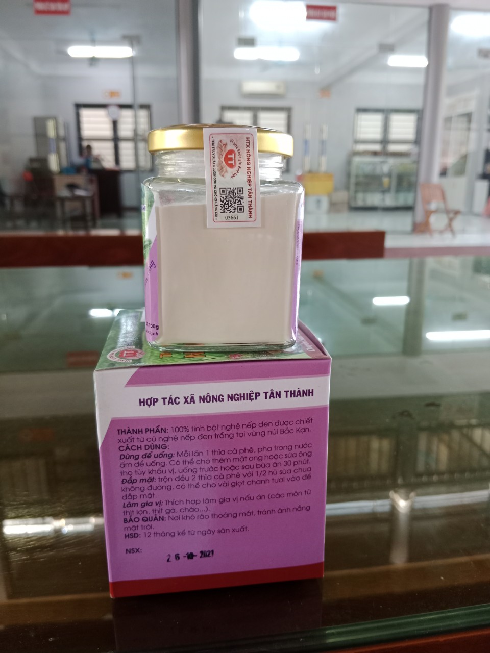 Tinh bột nghệ đen nguyên chất - 100g