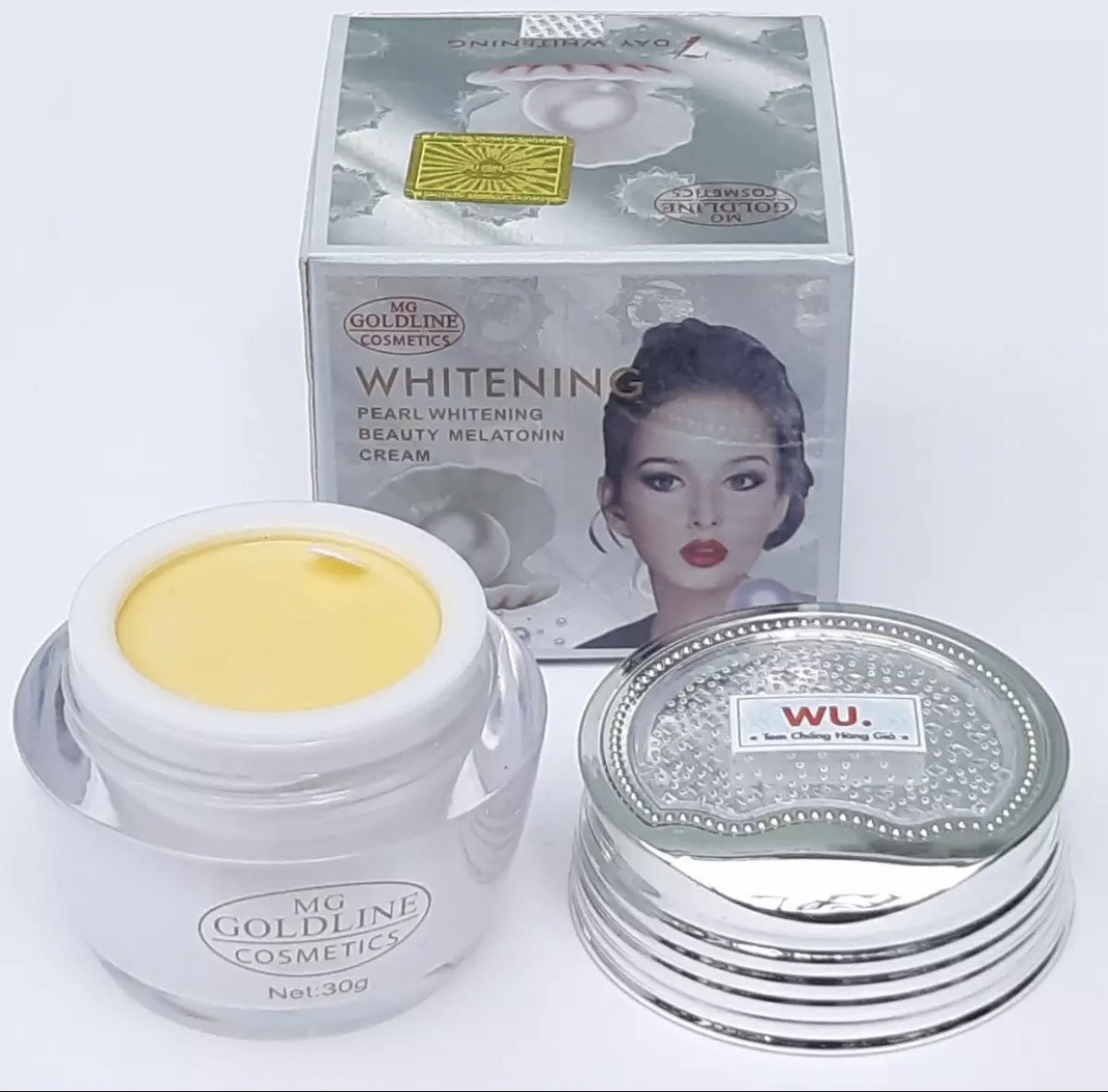 Kem Nám Ngọc Trai Goldline cosmetics dưỡng trắng da, tàn nhang vết thâm – Thái Lan 30g