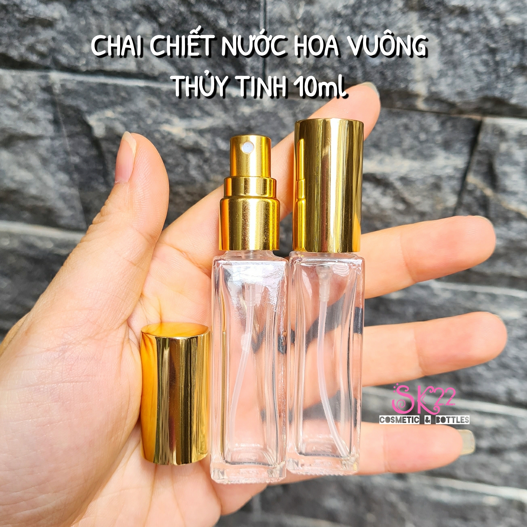 CHAI CHIẾT NƯỚC HOA 10ML/20ML VUÔNG/TRÒN