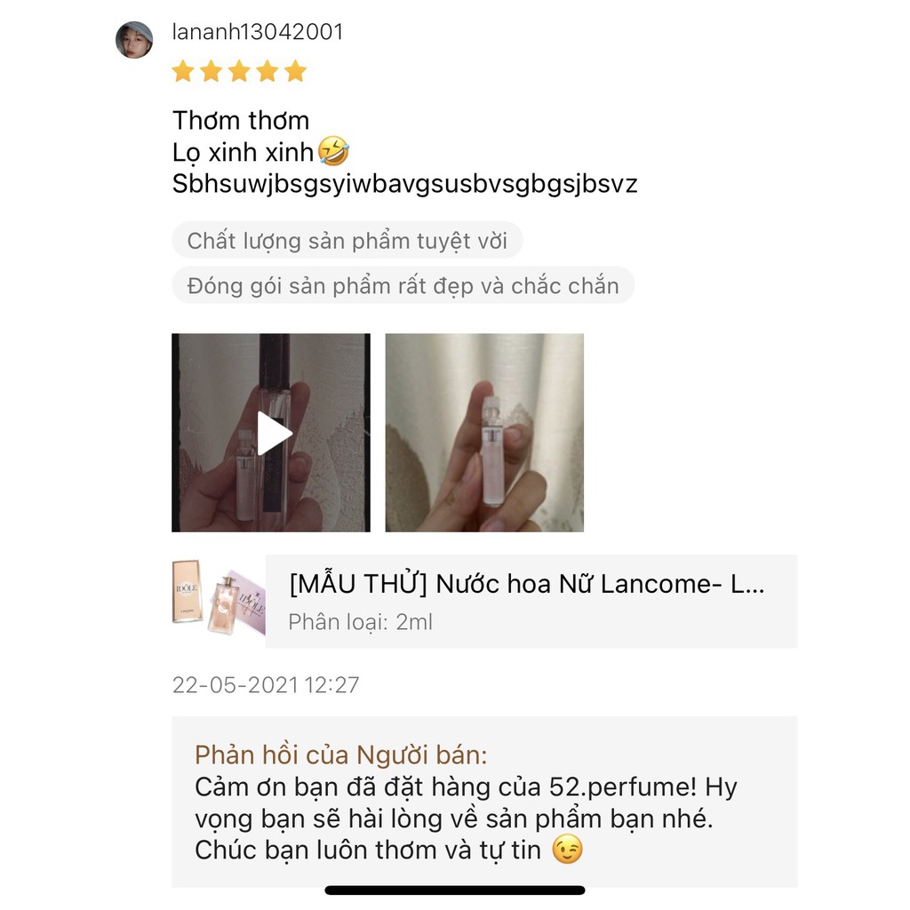 [MẪU THỬ] Nước hoa nữ Narciso Poudree (Nar Hồng Lùn) - 52.Perfume