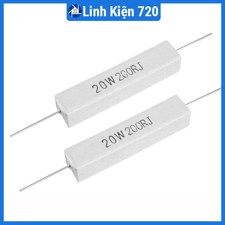 Điện trở công suất 20W sai số 5% ( trở sứ )