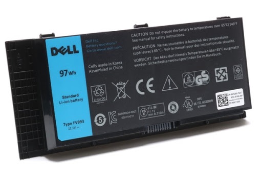 Pin máy tính laptop dell precision m4800- pin zin