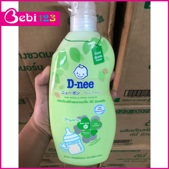 Nước Rửa Bình Sữa Dnee Organic Chai 620ml