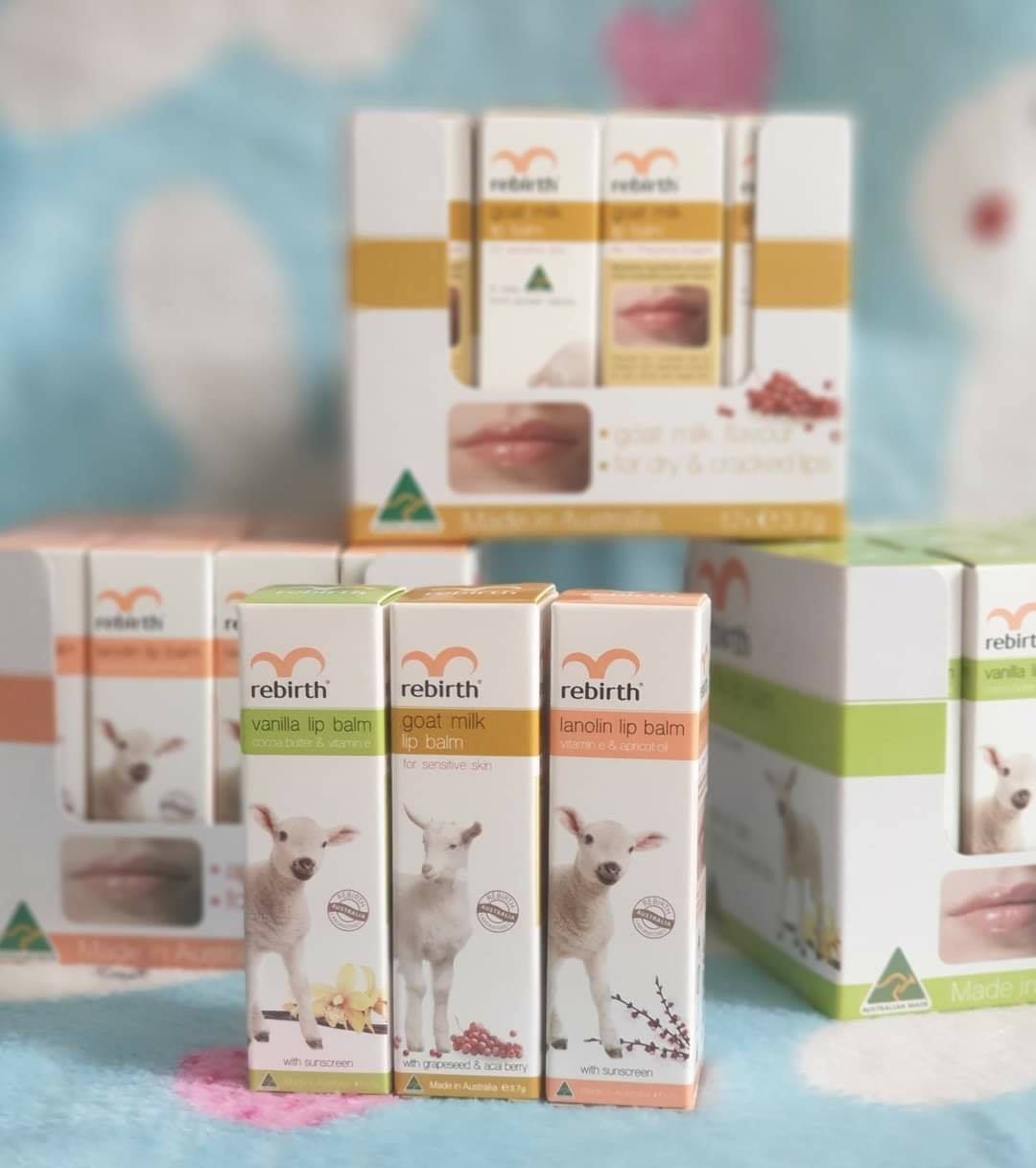[HÀNG ÚC CHÍNH HÃNG] SON DƯỠNG MÔI NHAU THAI CỪU REBIRTH